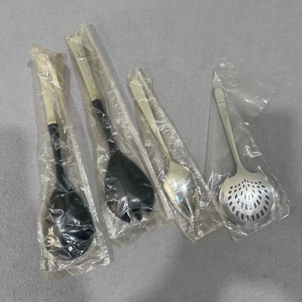 Oneida Serving Set Grenoble Prestige Heirloom Silverplate 1936 Art Deco 4pc
